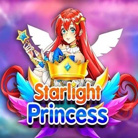 Starlight Princess slot logo by Pragmatic Play at Simple Casino